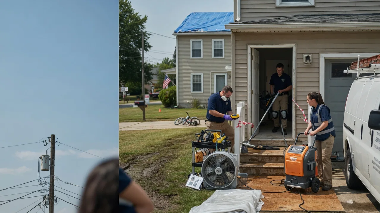 Water Damage Repair in Industry, TX near me